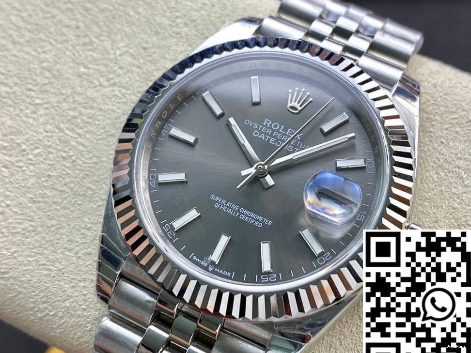 Dial Grey Factory Datejust Rolex EW M126334-0014 0112
